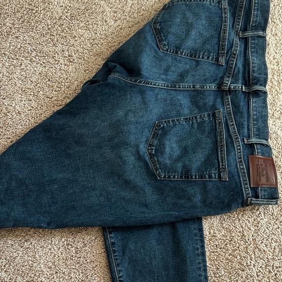 Abercrombie & Fitch Dark Blue Slim Jeans - Picture 2 of 3